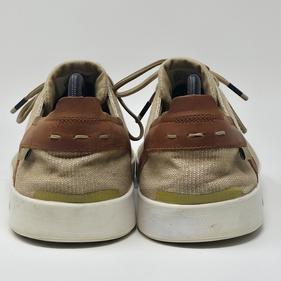 Chaco Men's Davis Lace-up Loafer Shoes TAN Size 11 J106563 Pre-owned - Picture 10 of 10